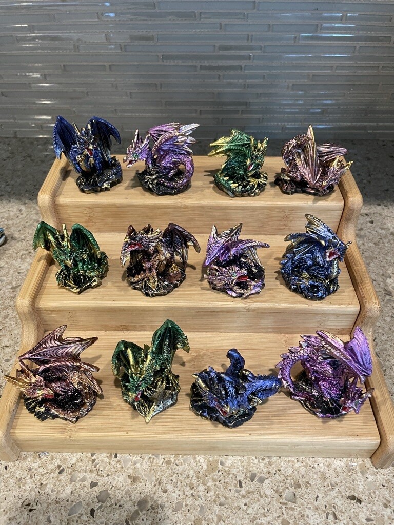 Dragons Mini colored, resin 2 x 2(sold separately)