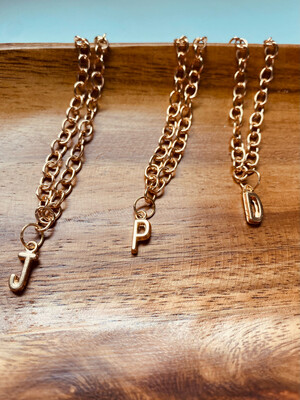Chain Bracelet with Initials