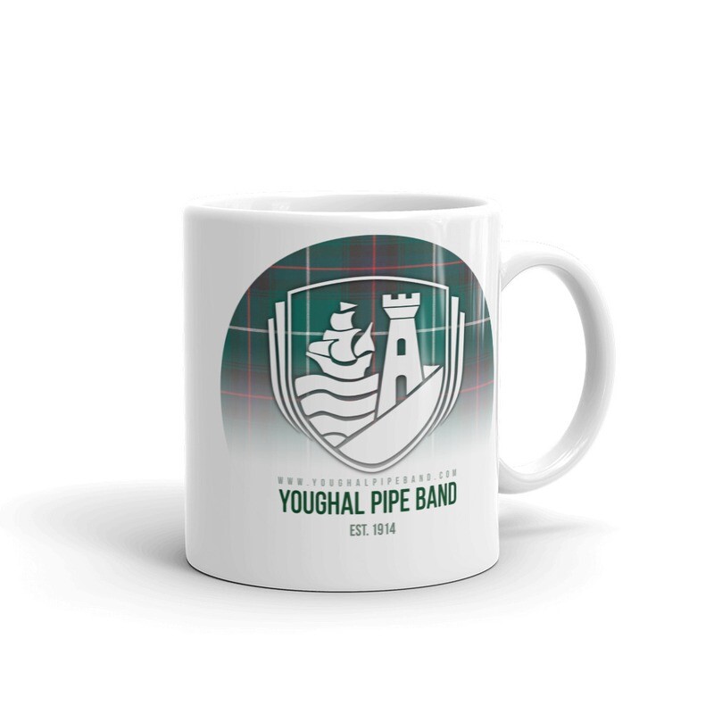 White glossy mug
