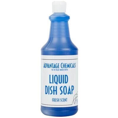 Soap Advantage Chemicals 32 oz. Liquid Dish Soap - 12/Case