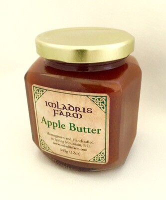 Apple Butter Jam, 12 x 12 oz. jars Imladris Farms Fairview, NC