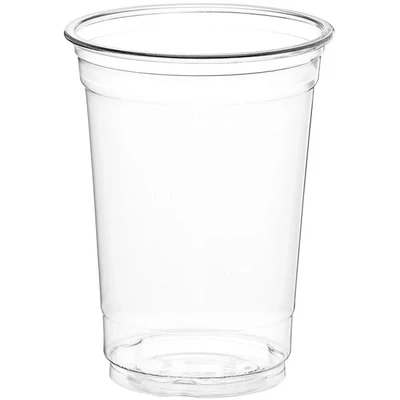 Cup 12 oz. Clear PET Plastic Cold Cup - 1000/Case Cup 12 oz. Clear PET Plastic Cold Cup - 1000/Case