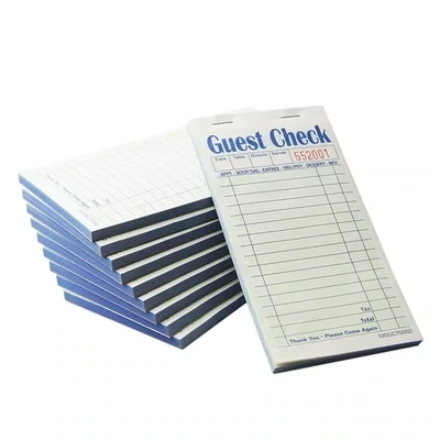 Guest Checks 1/Green 50 books per case