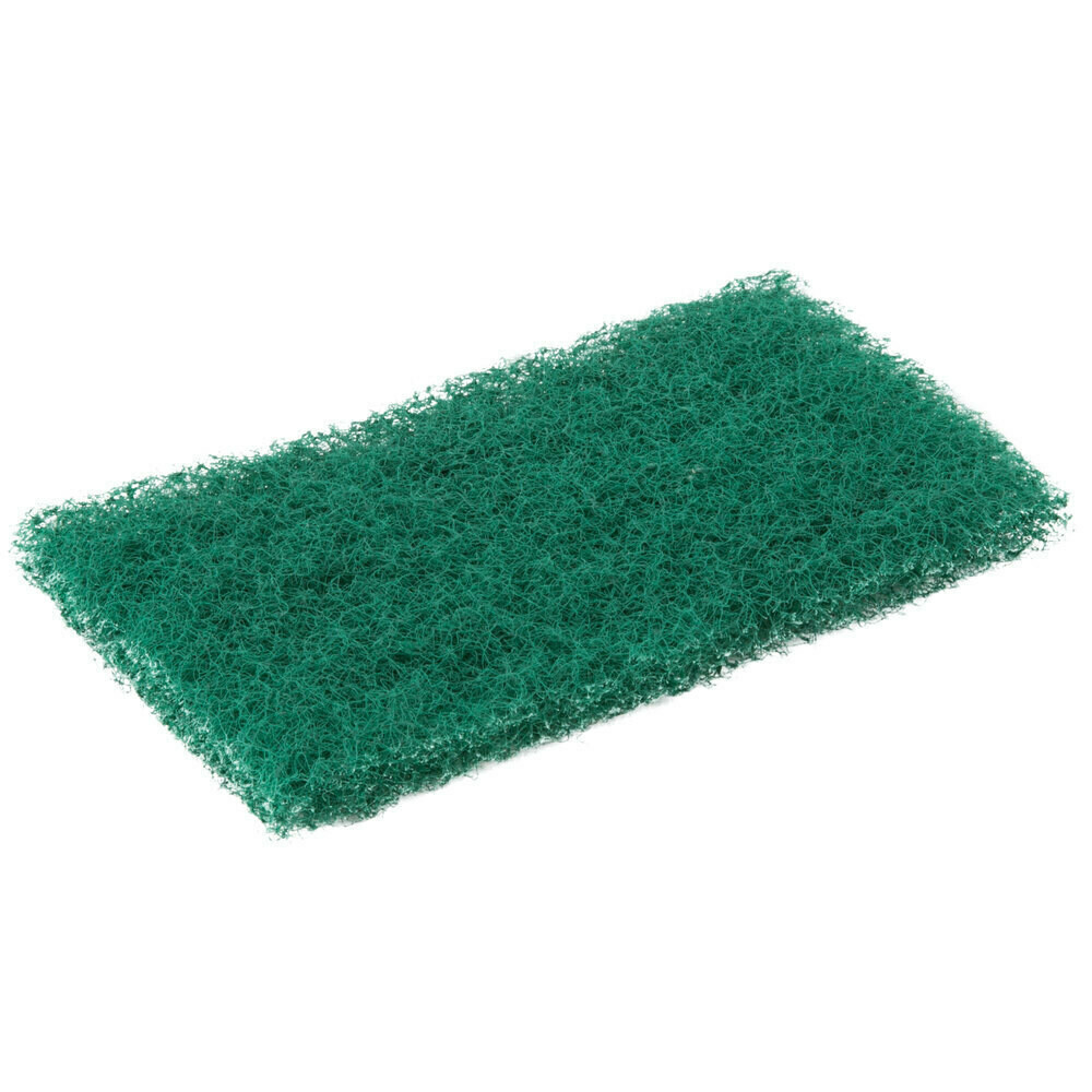 Scouring Pad Scrubble By ACS 96-050 6&quot; x 3 1/2&quot; Green General Purpose Scouring Pad - 60/Case
