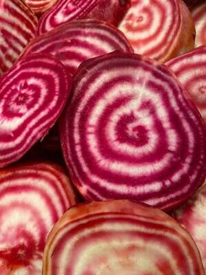 Beet Candy Cane 25lb Chiogga