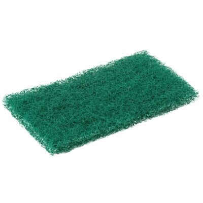 Scouring Pad Scrubble By ACS 96-050 6" x 3 1/2" Green General Purpose Scouring Pad - 60/Case