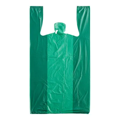 Bag Green Herc 1/6 Size Biodegradable Plastic T-Shirt Bag - 500/Case