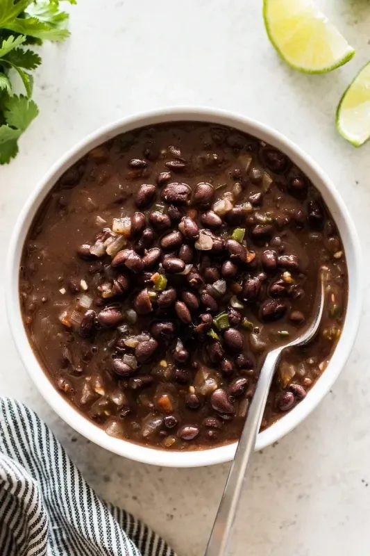 Bean Bella Vista #10 Can Fancy Black Beans in Brine - 6/Case