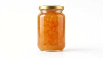 Peach Habanero Jam, 12 x 12oz jars  Imladris Farms Fairview, NC