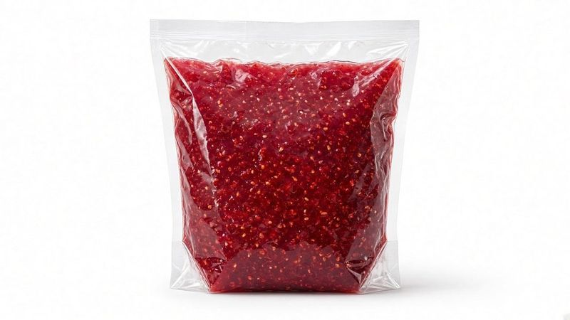 Raspberry Jam, 72 oz. foodservice bag Imladris Farms Fairview, NC