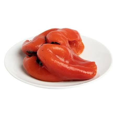 Pepper #10 Can Fire Roasted Red Pepper Whole - 6/Case