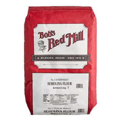 Flour Semolina Pasta Flour Bob's Red Mill 25lb