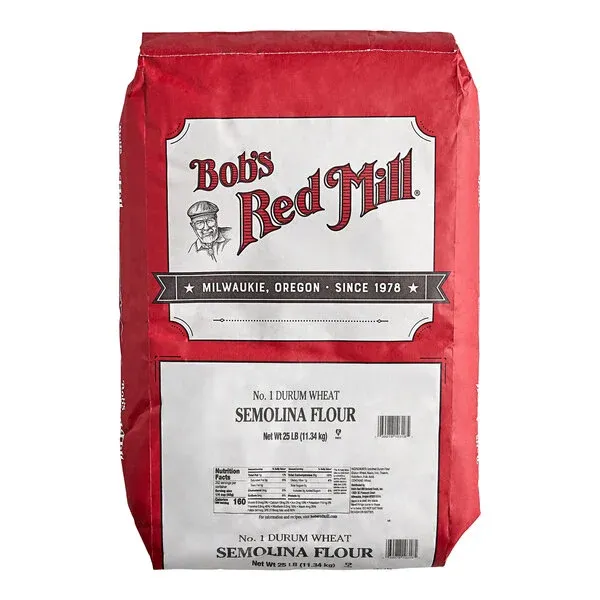 Flour Semolina Pasta Flour Bob's Red Mill 25lb