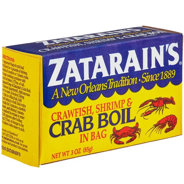 Crab Boil Dry Zaterin's 3oz per each