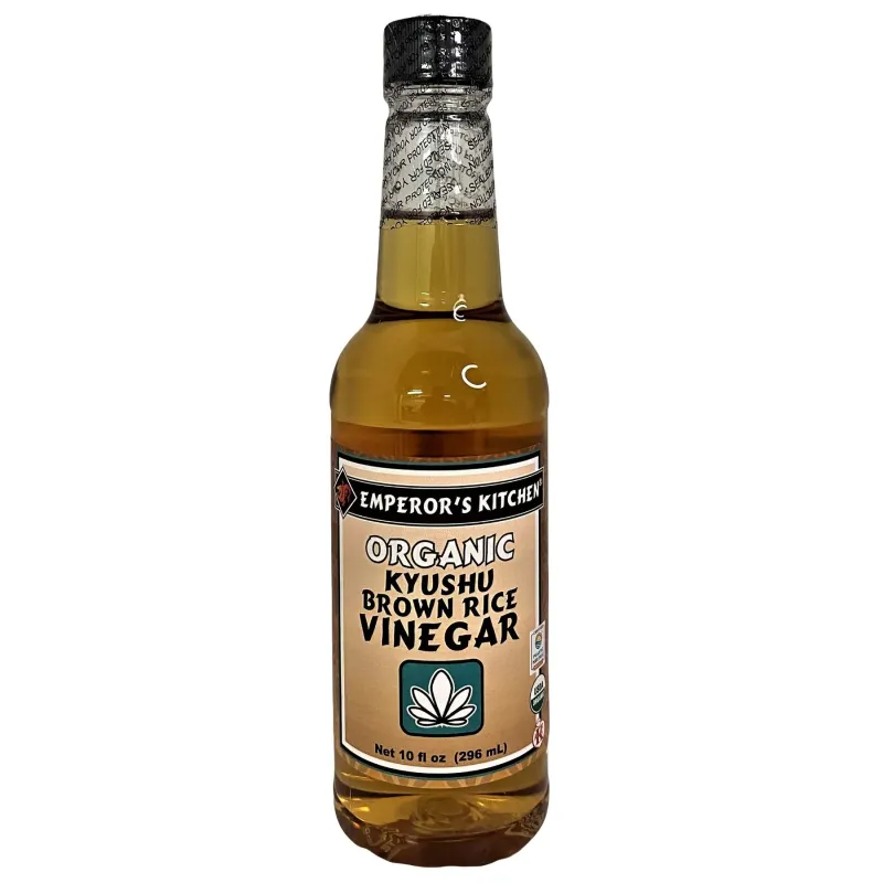 BROWN RICE VINEGAR CASE PK 10 OZ PL BOTTLE 6 ES