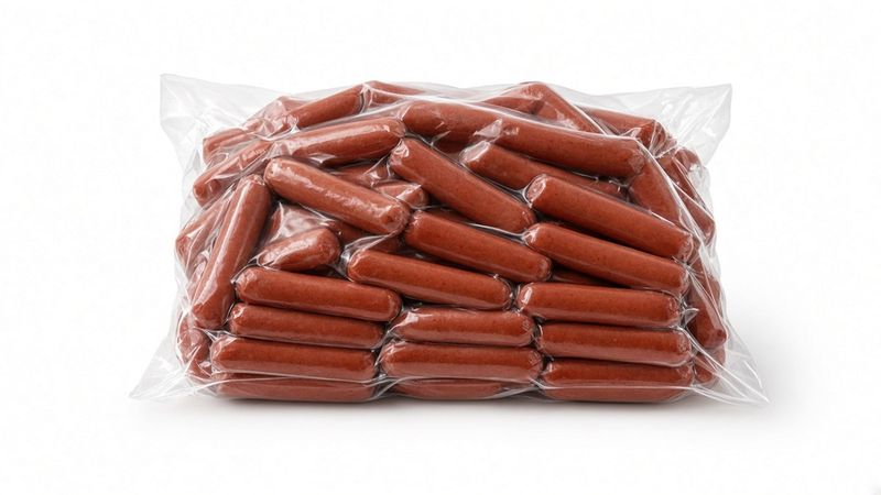 Beef Hot Dogs (100ct) 1.6oz Bulk Avg 0.1 lb, 100/cs