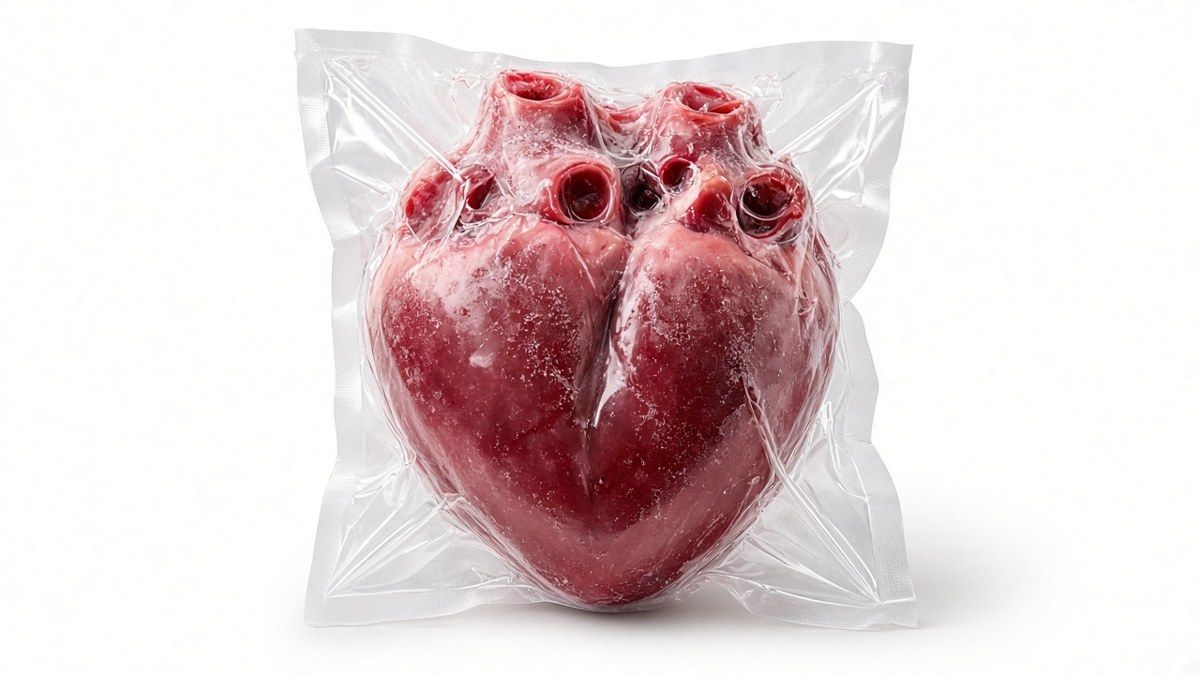 Beef Heart Frozen Retail, Individually Cryovac Avg 2.5 lb, 10/cs