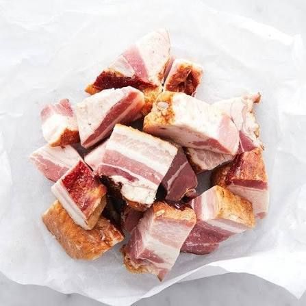 Bacon Ends Frozen Bacon Ends - Avg PC/CS: 15 - 1 per case priced per LB Hickory Nut Gap Meats  North Carolina