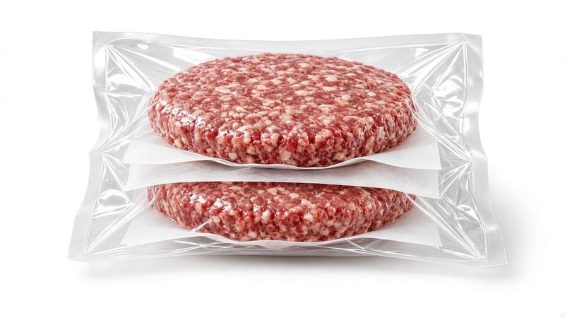 Beef Ground Patties 5.33oz 80/20, Wax Paper, 2 Cryovac Pack Avg 0.33 lb, 30/cs