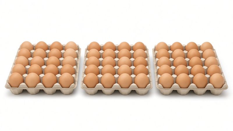 Eggs (Brown), 15 Dozen, Flats Free Range Sexton Farm Hendersonville, NC