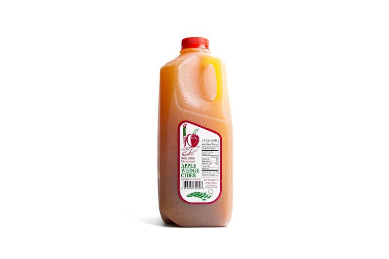 Apple Cider, 9 x 1/2 gallons  Apple Wedge Packers Hendersonville, NC