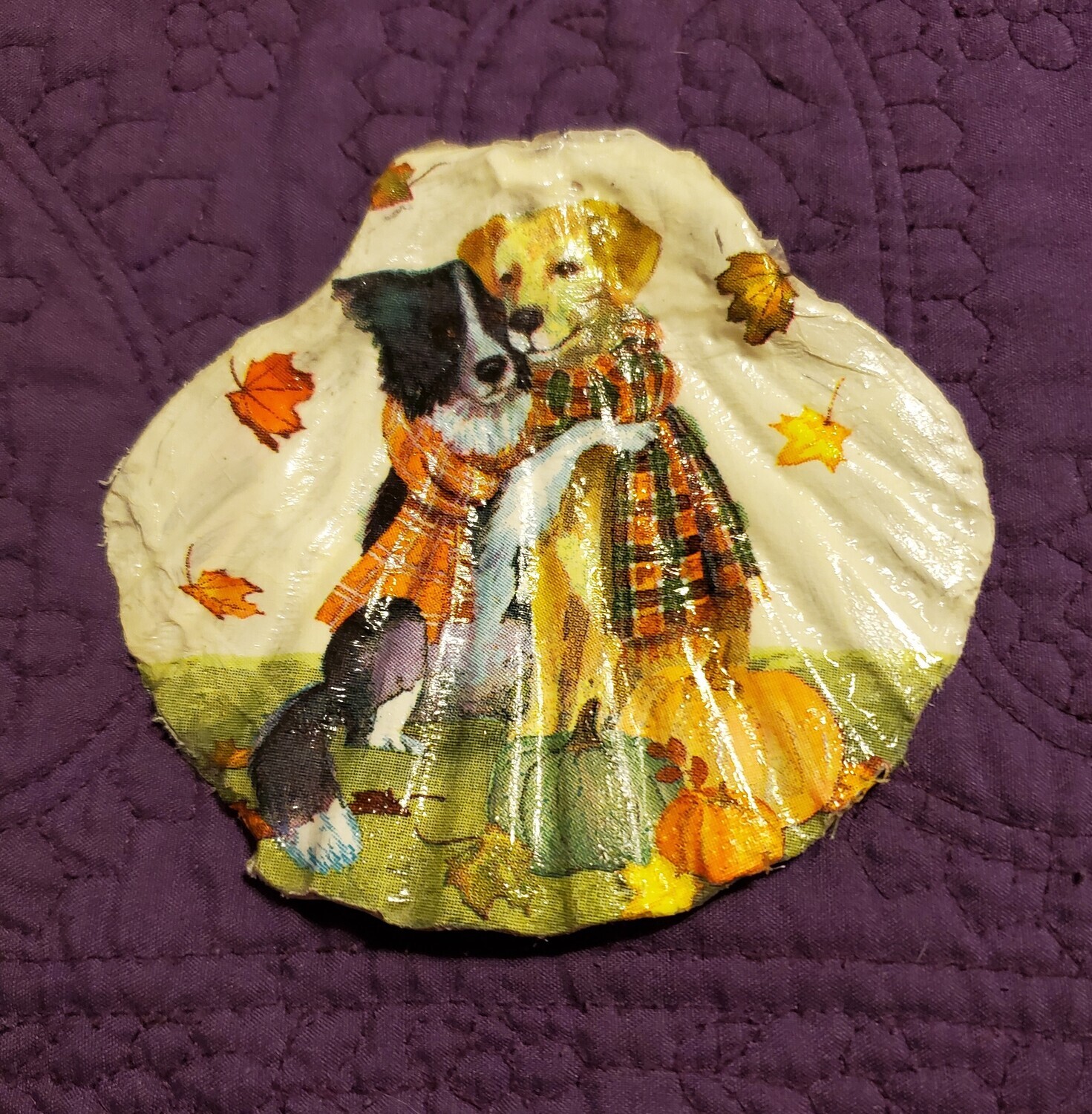 Dogs Autumn - Flat Shell