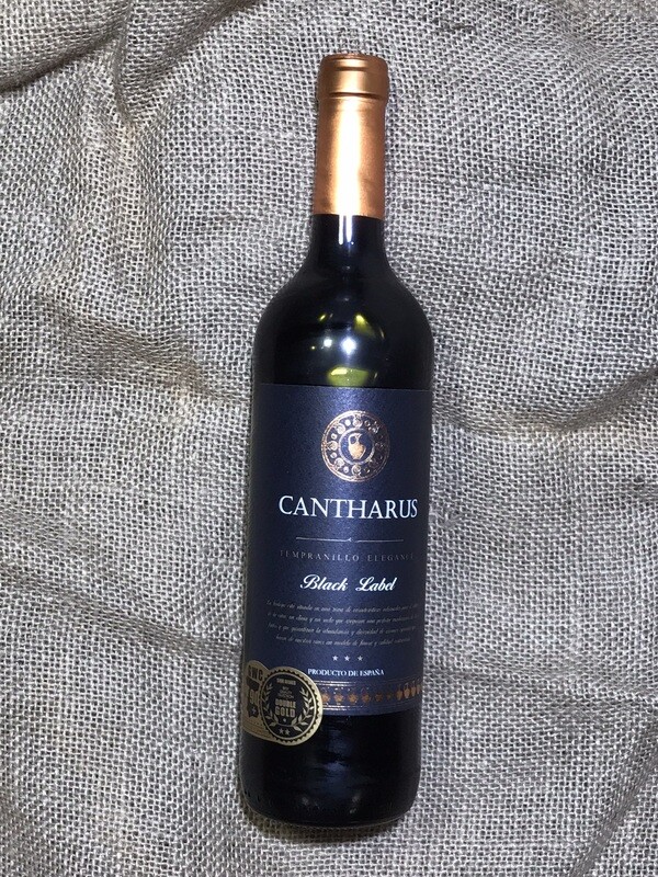 Cantharus Tempranillo "Black Label"   -trocken- Spanien