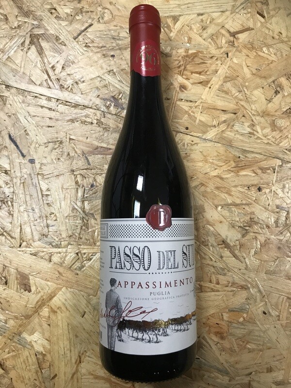 Passo del Sud Rotwein Appassimento Ampulien Italien