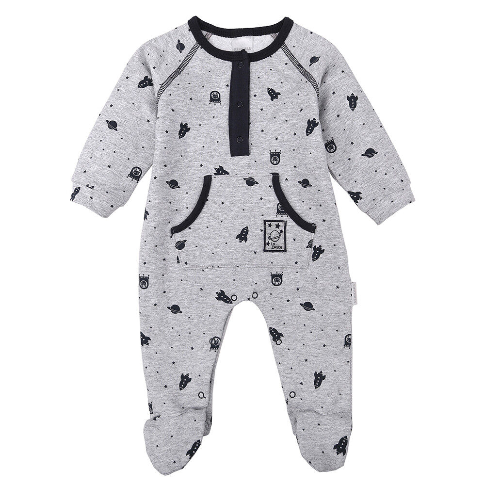 Pyjama gris imprimé fusée Stummer