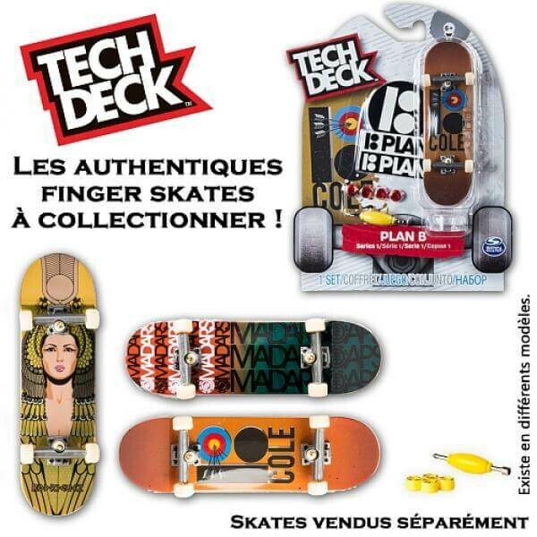 Tech Deck planche à roulettes à doigts (Mini Skate)