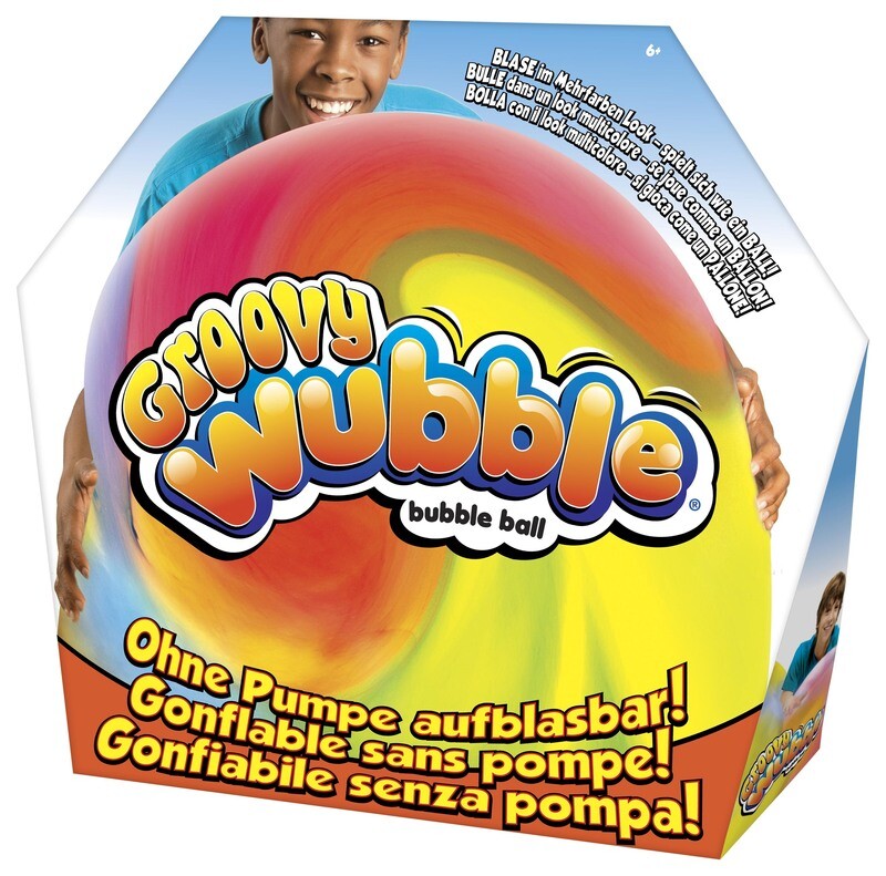 Groovy Wubble, balle géante multicolore