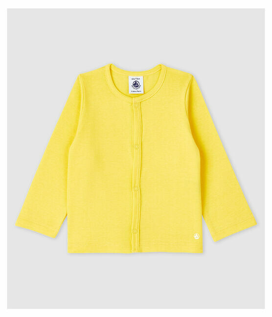 Cardigan (jaquette) jaune Petit Bateau