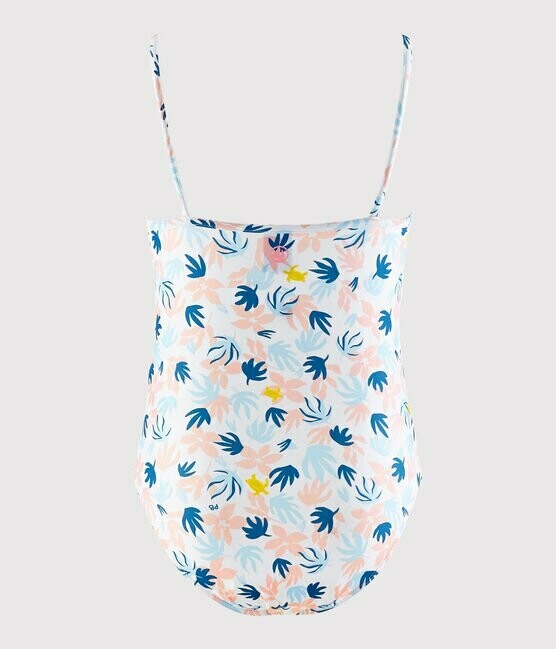 Maillot de bain anti-UV imprimé plantes et tortues
