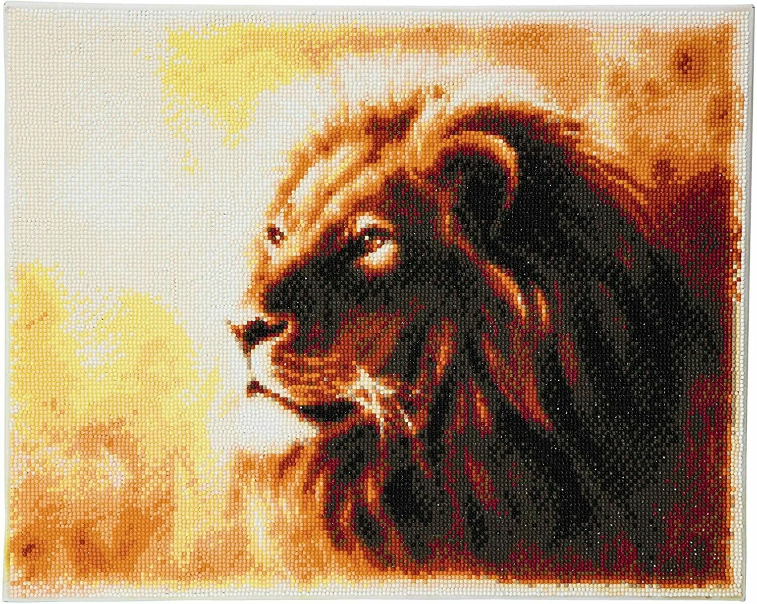 Crystal Art le fier lion