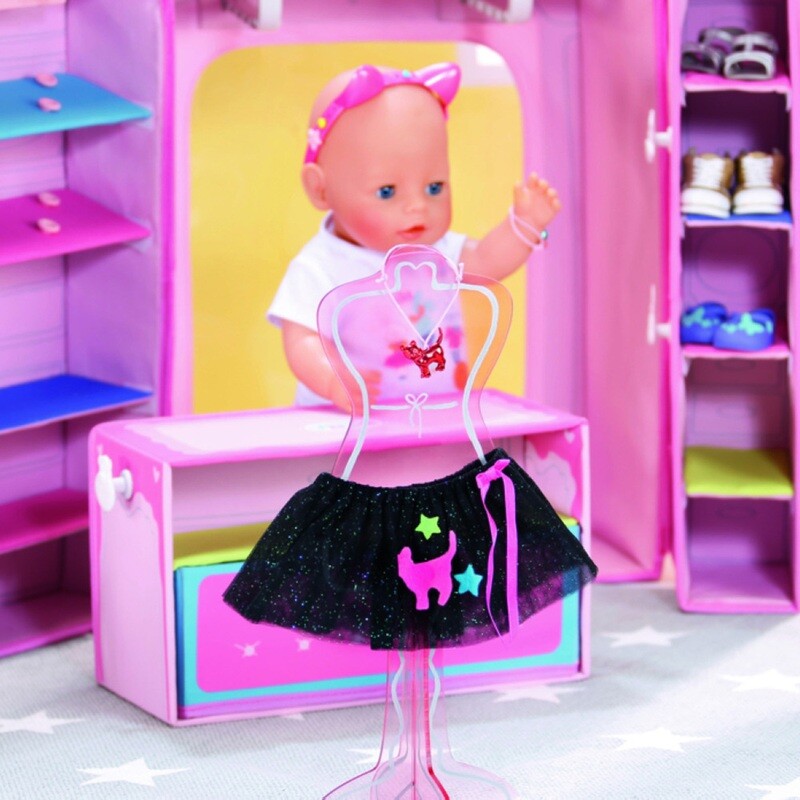 Baby Born  set jupe tutu, diadème chat et accessoires pour poupée