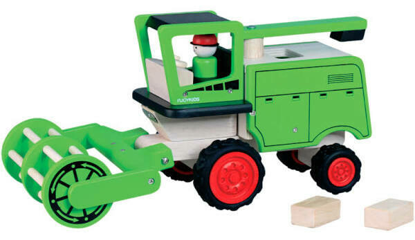 Spielba moissonneuse batteuse en bois