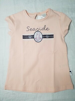 T-shirt rose imprimé Seaside marine Stummer