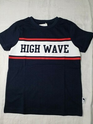 T-shirt marine imprimé High Wave Stummer