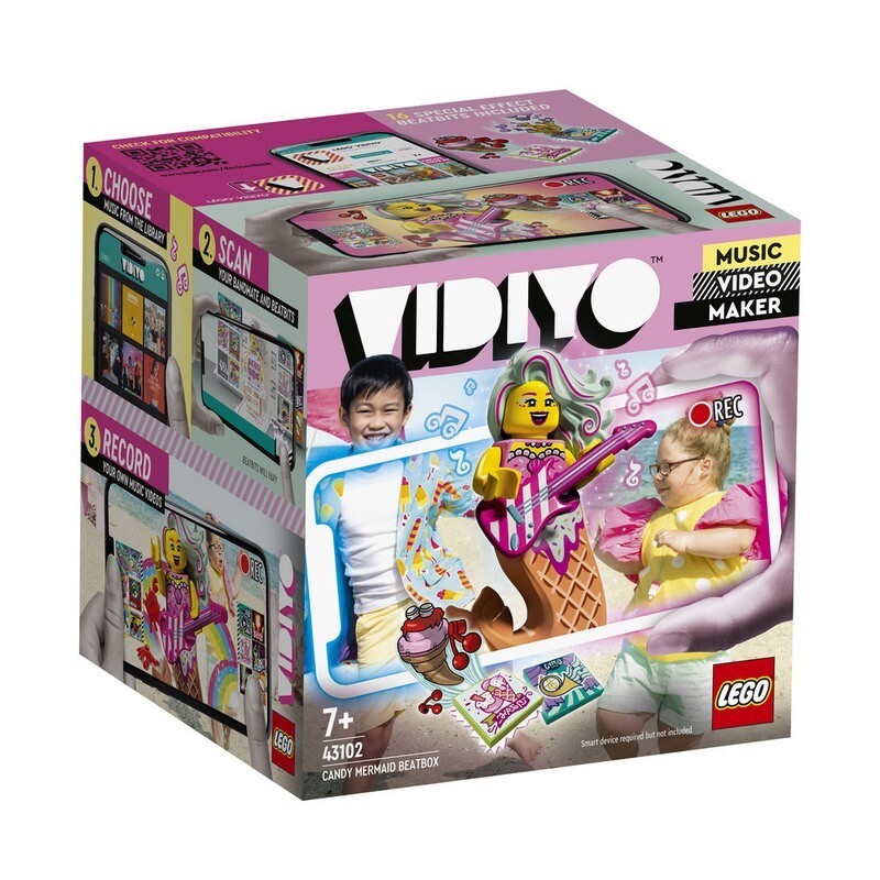 Lego VIDIYO Candy Mermaid Beatbox sirène, crée des clips vidéo