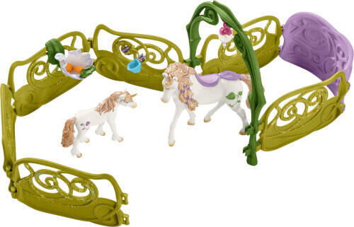 Maison Bayala, monde féerique de Schleich, avec licornes et fée