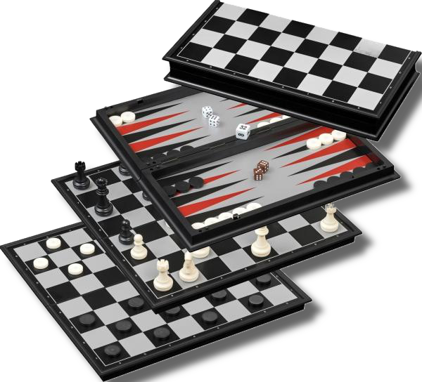 Set d'échec - backgammon - dame
