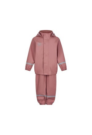 Ensemble ciré pour la pluie ou veste et salopette rose