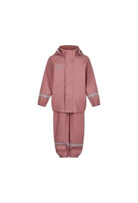 Ensemble ciré pour la pluie ou veste et salopette rose