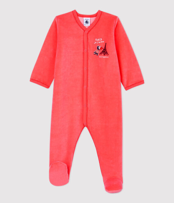 Pyjama velours pêche Petit Bateau