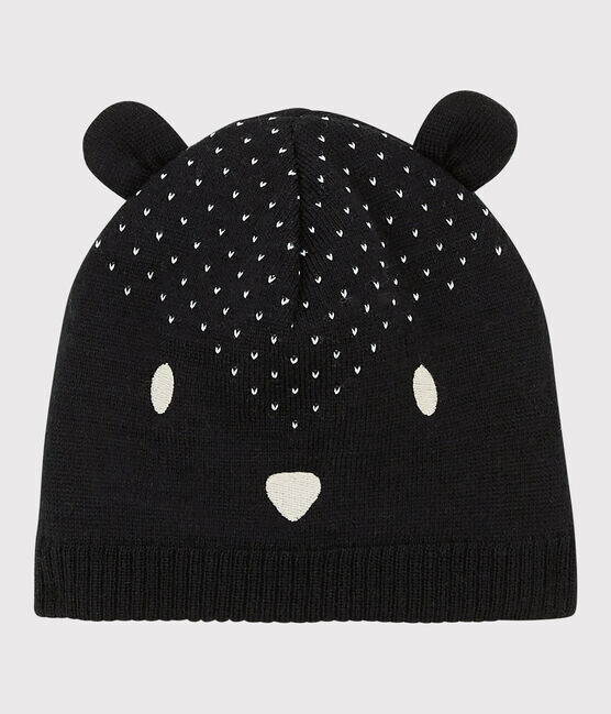 Bonnet avec oreilles marine Petit Bateau