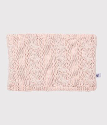 Snood tour de cou rose Petit Bateau