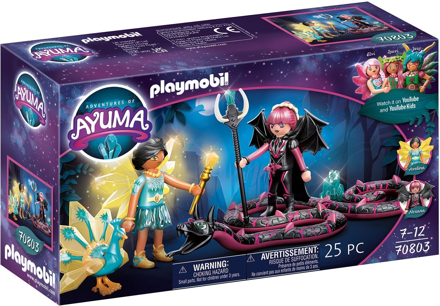 Playmobil Ayuma Crystal Fairy et Bat Fairy avec animaux