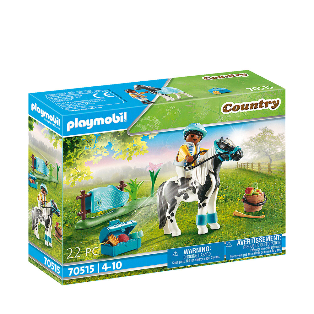 Playmobil Cavalier et poney Lewitzer