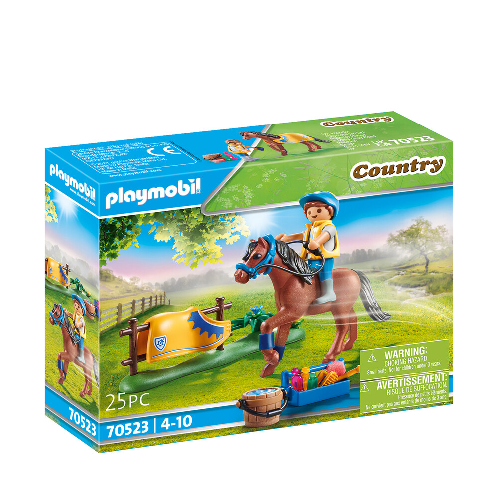 Playmobil Cavalier avec poney brun