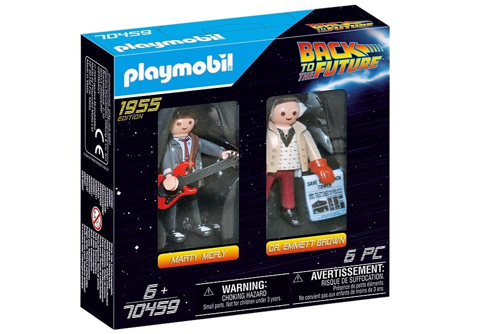 Playmobil Back to the Future Marty Mac Fly et Dr. Emmett Brown